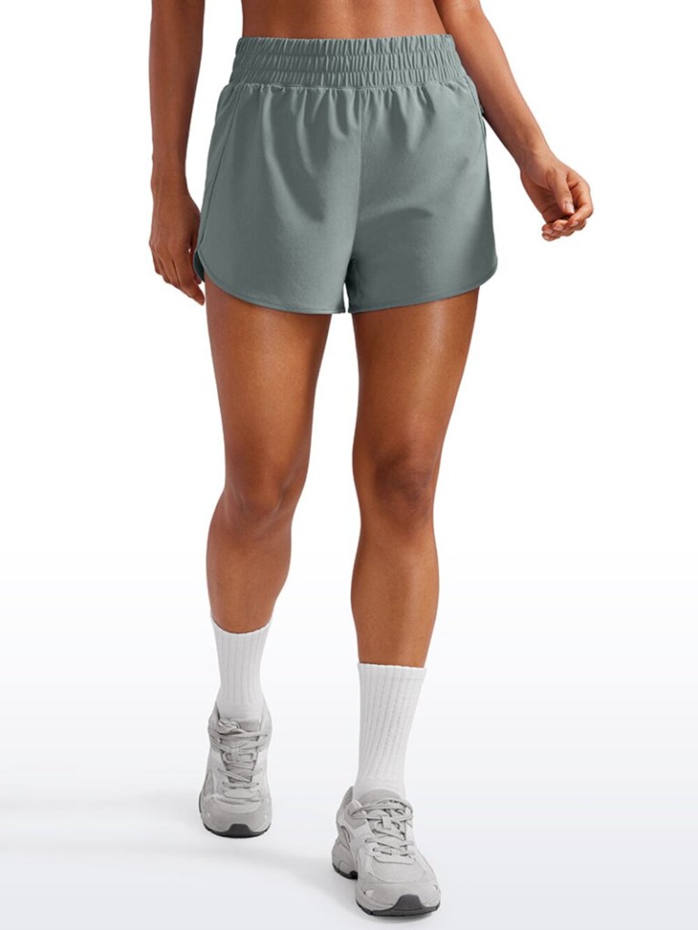 Feathery-Fit Soft High Rise Lined Shorts 3''